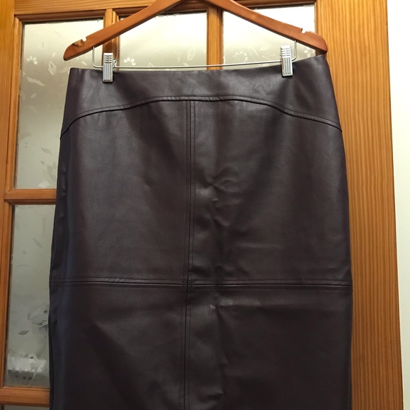 Dresses & Skirts - Faux Leather Skirt